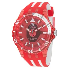INVICTA - Reloj Hombre Subaqua . Reloj Silicona Rojo