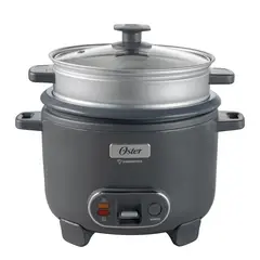 LG - Olla arrocera Oster 3 en 1, de 10 Tazas de Capacidad, con Función de Sofrito, Vaporera, Recubrimiento Antiadherente DiamondForce 1,8 lts