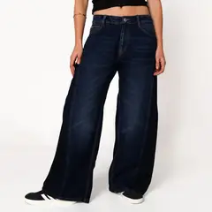 ARIA VEGA X FALABELLA - Jean Balloon Mujer Tiro bajo