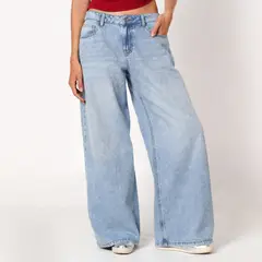 ARIA VEGA X FALABELLA - Jean Wide leg Mujer Tiro medio