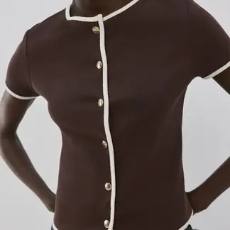 MANGO - Camiseta Mujer Manga corta