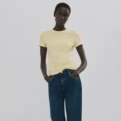 MANGO - Camiseta Mujer Manga corta