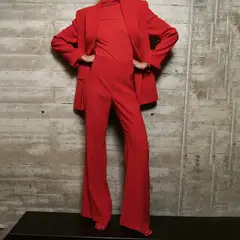 MANGO - Pantalón Flare Mujer Tiro alto
