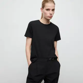 MANGO - Camiseta Mujer Manga corta