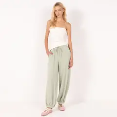 SYBILLA - Pantalón Ballon Mujer Tiro medio