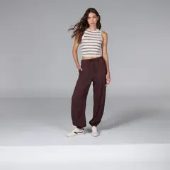SYBILLA - Pantalón Ballon Mujer Tiro medio