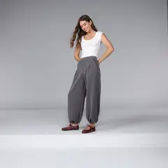 SYBILLA - Pantalón Ballon Mujer Tiro medio