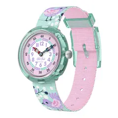FLIK FLAK - Reloj Niña Tweet Tweet. Reloj Plastico Verde ZFBNP249