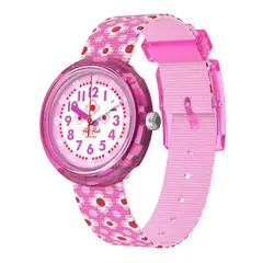 FLIK FLAK - Reloj Niña Power Flower. Reloj Plastico Rosado ZFPNP180