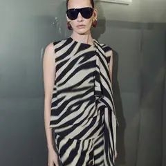 MANGO - Blusa Mujer con Estampado Sin mangas