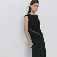 MANGO - Top Mujer Sin mangas