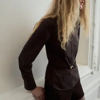 MANGO - Camisa Mujer Manga larga