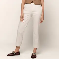 BASEMENT - Pantalón Recto Mujer Tiro alto