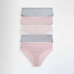 GEF - Pantys para Niña Pack de 5 unidades de Algodón