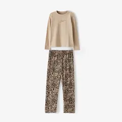 GEF - Pijama Cintura elásticada para 2 piezas Tiro medio de Algodón