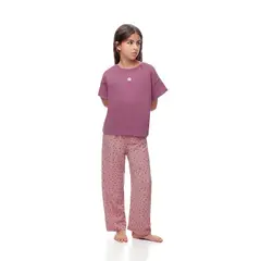 GEF - Pijama Cintura elásticada para 2 piezas Tiro medio de Algodón