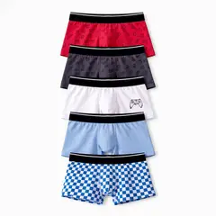 GEF - Boxers para Niño Pack de 5 unidades de Algodón
