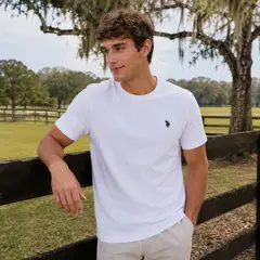 US POLO - Camiseta Hombre de Algodón
