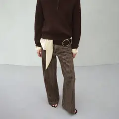 MANGO - Jean Wide leg Mujer Tiro medio