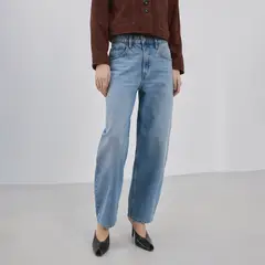 MANGO - Jean Recto Mujer Tiro alto