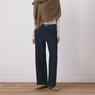 MANGO - Jean Recto Mujer Tiro bajo