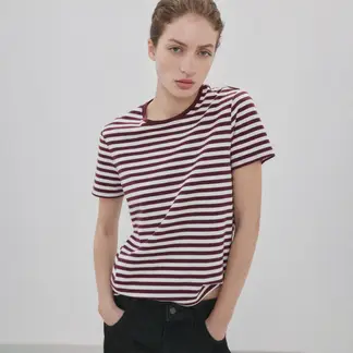 MANGO - Camiseta Mujer Manga corta