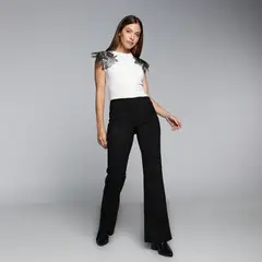 BASEMENT - Pantalón Recto Mujer