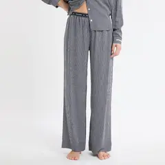 ETAM - Pantalón de pijama Mujer Largo de Rayas