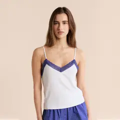 ETAM - Camisa de dormir Para Mujer Sin manga de Algodón