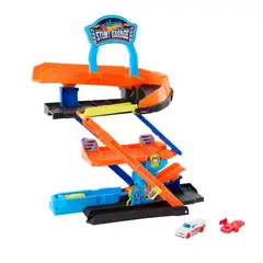 HOT WHEELS - City Garage de Acrobacias Circuito Vertical 4+