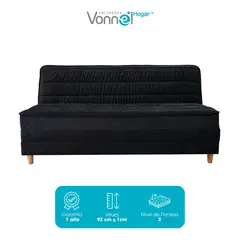 COLCHONES VONNEL - Sofá Cama Europeo 2 Puestos con Resorte Pocket
