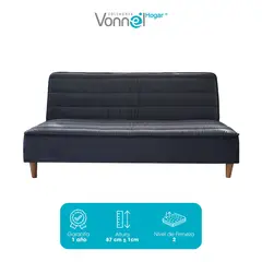 undefined - Sofá Cama Clasico 2 Puestos con Resorte Pocket