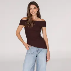 SYBILLA - Blusa Mujer Manga corta