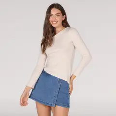 SYBILLA - Blusa Mujer Manga larga