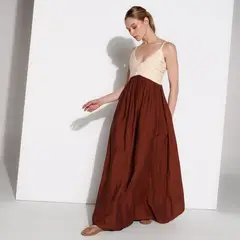 BASEMENT - Vestido Mujer Largo Casual