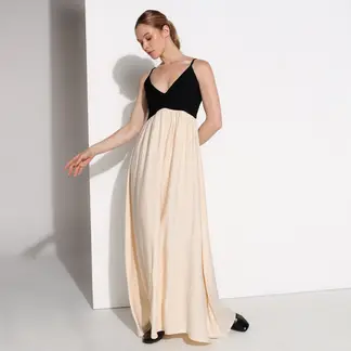 BASEMENT - Vestido Mujer Largo Casual