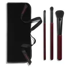 CHANEL - Les Pinceaux Rouge Noir Estuche Con 3 Brochas Profesionales