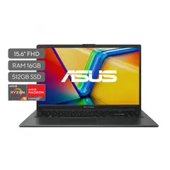 ASUS - Portátil Vivobook Go 15 |AMD Ryzen 5 | LPDDR5 16GB| 512 GB SSD de almacenamiento | Windows 11 Home|15.6 Pulgadas |E1504FA-BQ4316W | Computador portátil