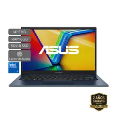 ASUS - Portátil Vivobook 15 |Intel Core 5 | DDR5 16GB| 512 GB SSD de almacenamiento | Windows 11 Home|15.6 Pulgadas |X1404VA-EB2084W | Computador portátil
