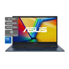 ASUS - Portátil Vivobook 15 |Intel Core 5 | DDR5 16GB| 512 GB SSD de almacenamiento | Windows 11 Home|15.6 Pulgadas |X1404VA-EB2084W | Computador portátil