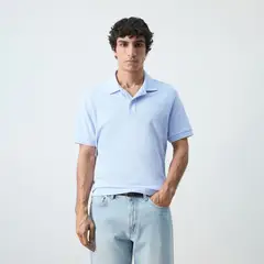 MANGO - Camiseta polo Hombre Manga corta de Algodón