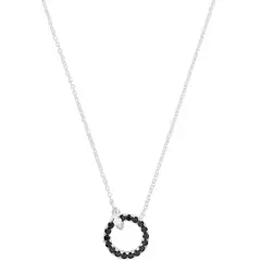 TOUS - Collar de plata y espinela negra Straight