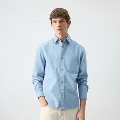 MANGO - Camisa Hombre Manga larga