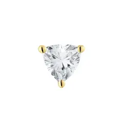 TOUS - Arete individual de oro 14 kt y diamante creado en laboratorio de 0.14 ct.