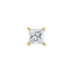 TOUS - Arete individual de oro 14 kt y diamante creado en laboratorio de 0.16 ct.