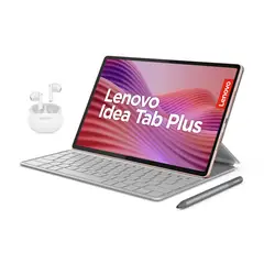 Lenovo - Tablet Idea Tab Plus 256GB | Pantalla 12.1 pulgadas | 8GB RAM | Camara Posterior 13MP | Camara Frontal 8MP | + Tecladofolio + Pen + Audífonos