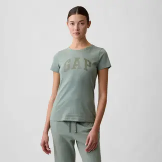 GAP - Camiseta Para Mujer Con Logo Manga corta De Algodón
