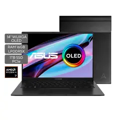 ASUS - Portátil Zenbook 14 |AMD Ryzen AI 7 | LPDDR5X 16GB| 1TB SSD de almacenamiento | Windows 11 Home|14 Pulgadas |UM3406GA-QL078W | Computador portátil