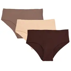 BLU - Pantis Pack de 3 para Mujer