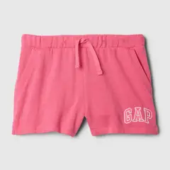 GAP - Short para Niña con Logo Cintura elásticada de Algodón